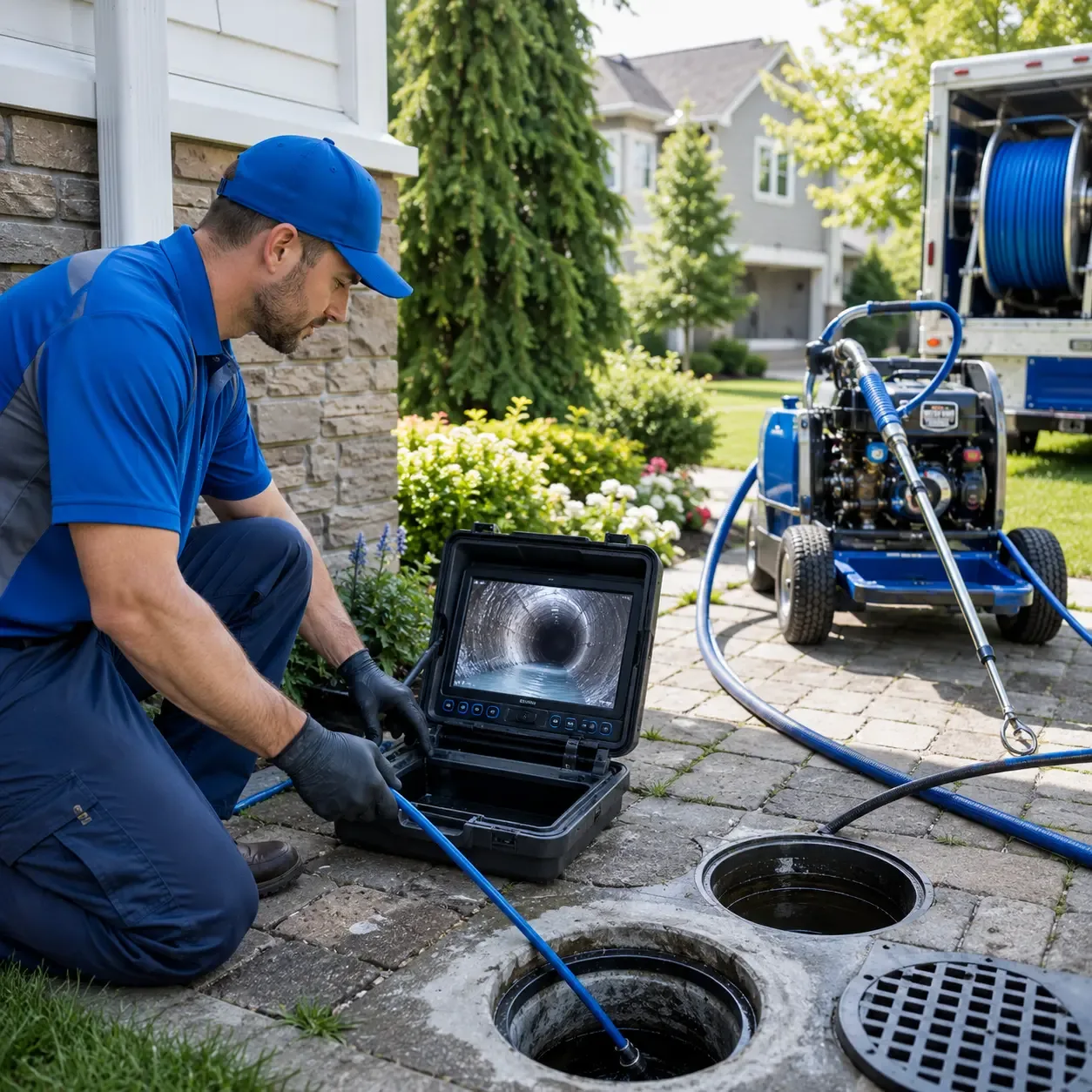 Outdoor drain cleaning professionals serving Lyndonville, NY